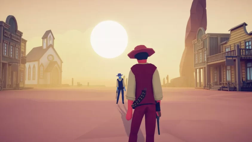 Схватка в стиле вестерн в Totally Accurate Battle Simulator