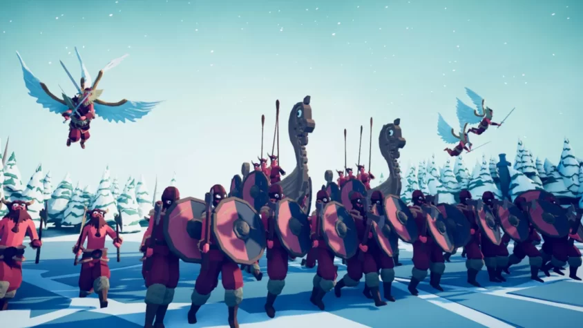 Невероятный бой с участием мифологических существ в Totally Accurate Battle Simulator