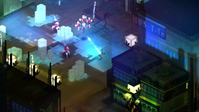 Город и динамичный бой в Transistor