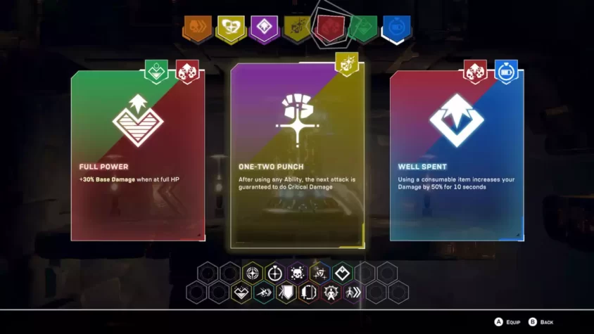 Геймплей Trinity Fusion: выбор улучшений