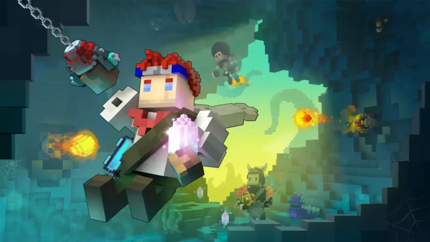 Сражения с механическими существами в обновлении Trove Gear Up!