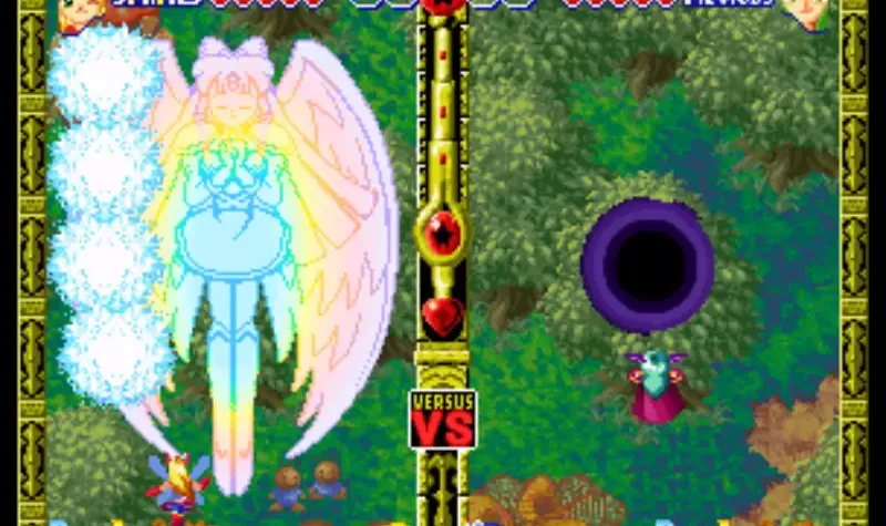 Сцена битвы в Twinkle Star Sprites
