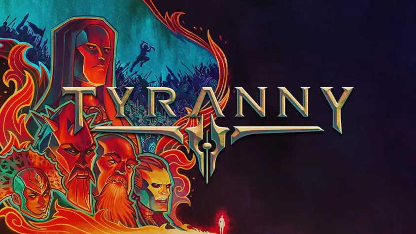 Tyranny - Обложка Обложка игры Tyranny, демонстрирующая атмосферу мрачного фэнтезийного мира