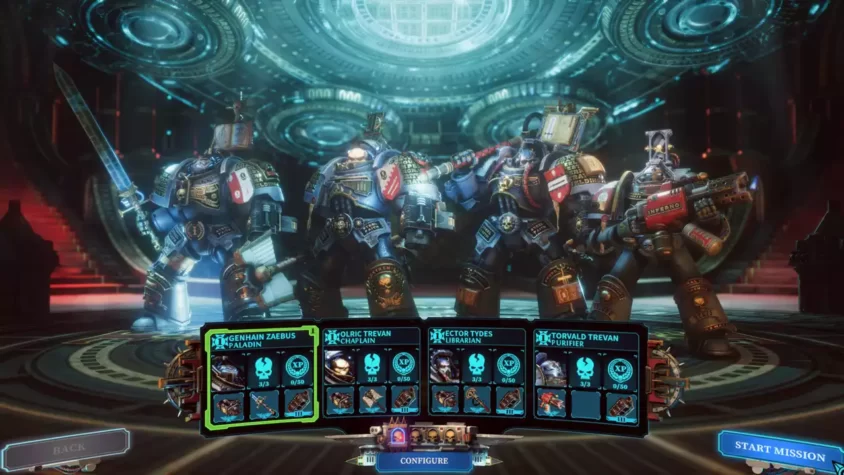 Выбор отряда в Warhammer 40,000: Chaos Gate - Daemonhunters