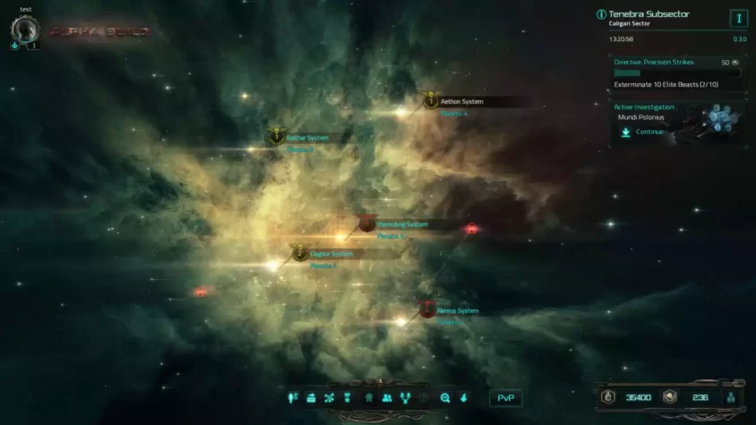Галактическая карта игры Warhammer 40,000: Inquisitor - Martyr