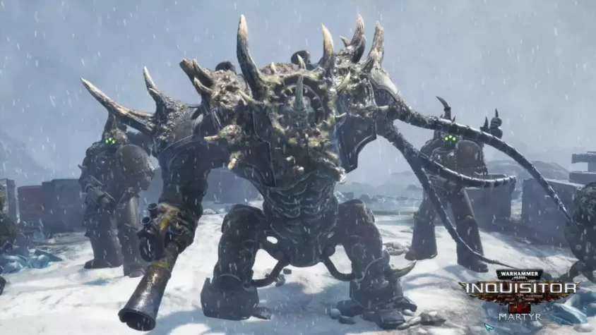 Сражение на поверхности планеты в игре Warhammer 40,000: Inquisitor - Martyr