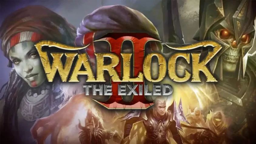 Обложка Warlock 2: The Exiled Обложка игры Warlock 2: The Exiled с колоритными персонажами и зловещими врагами