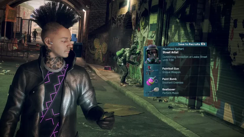 Скриншот из Watch Dogs: Legion - Персонажи на крыше