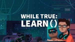 Обложка while True: learn()