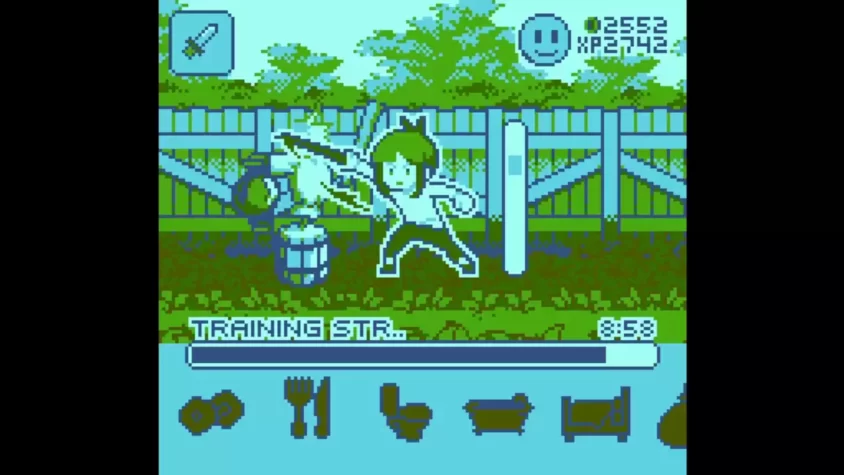 Тренировка силы персонажа в Yolk Heroes: A Long Tamago