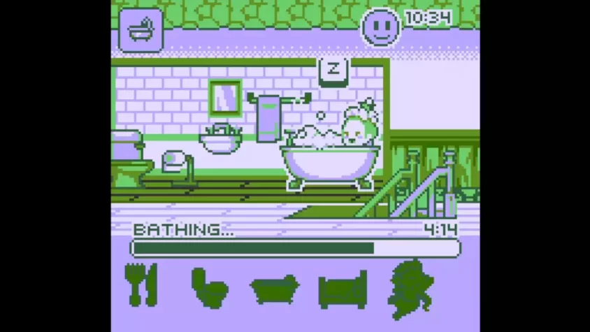 Купание персонажа в Yolk Heroes: A Long Tamago