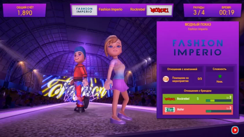 Модный показ в игре YouTubers Life