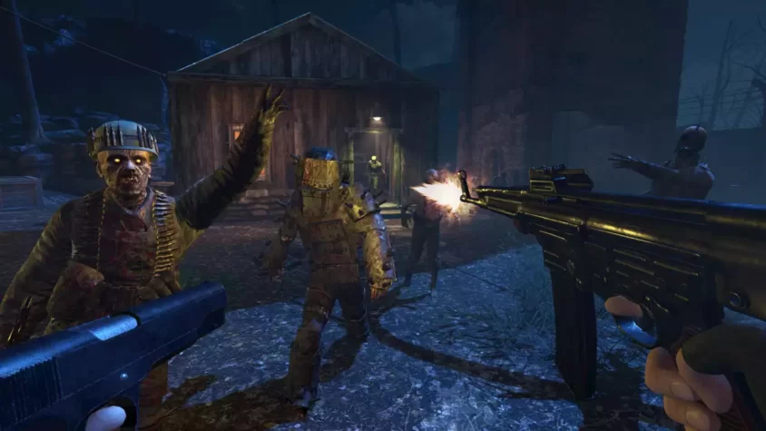 Стрельба из винтовки в Zombie Army VR