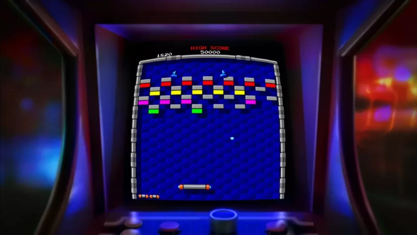 Геймплей игры Arkanoid – Eternal Battle в классическом стиле
