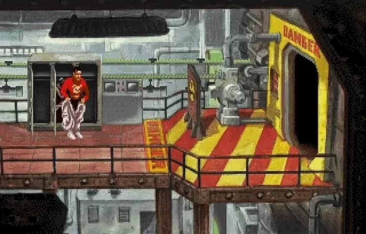 Сцена из игры Beneath a Steel Sky