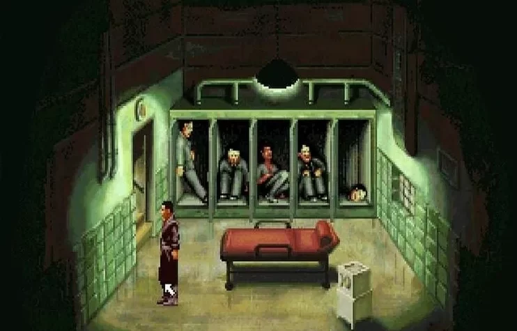Сцена из игры Beneath a Steel Sky