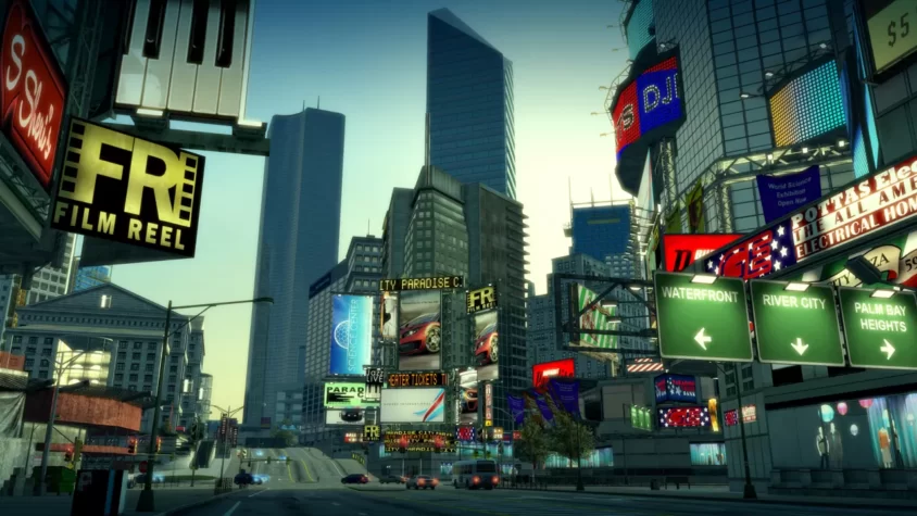 Городские пейзажи в Burnout Paradise Remastered