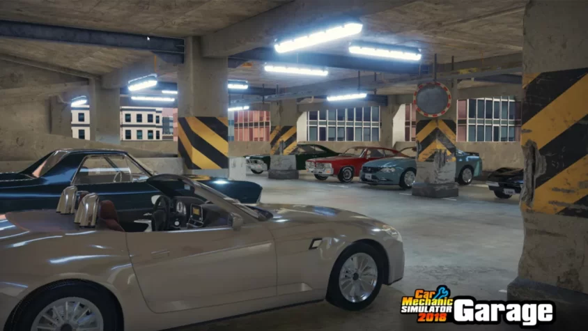Гараж в Car Mechanic Simulator 2018