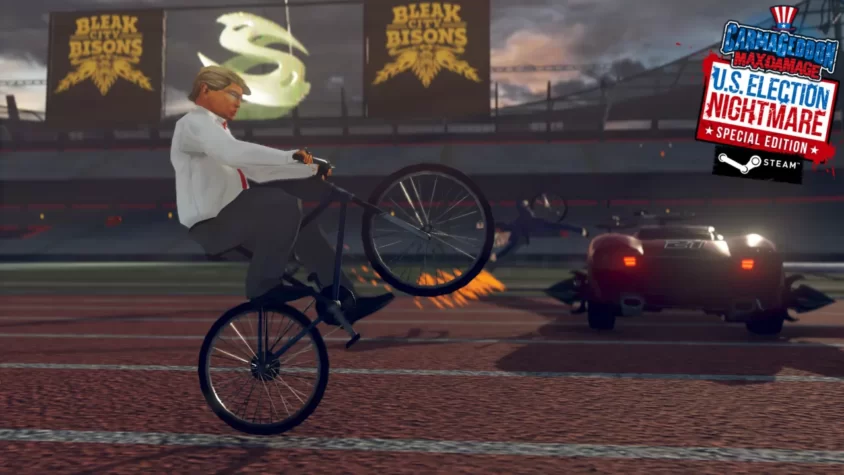 Carmageddon: Max Damage — когда тебе кажется, что ты в игре, но тут ещё и велогонщик