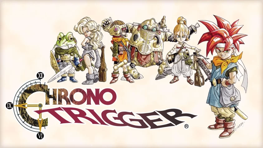Chrono Trigger - Обложка игры Обложка игры Chrono Trigger с изображением главных персонажей