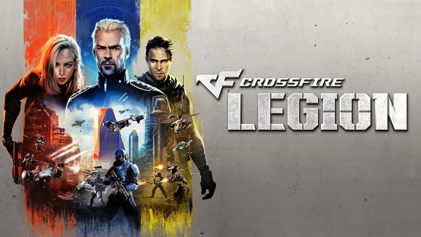 Обложка игры Crossfire: Legion Обложка игры Crossfire: Legion, персонажи в боевых позах с футуристическими оружиями и средствами передвижения