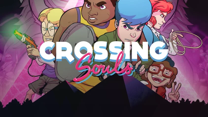 Обложка игры Crossing Souls Обложка игры Crossing Souls с главными героями и ярким арт-стилем, который явно не оставляет места для скуки