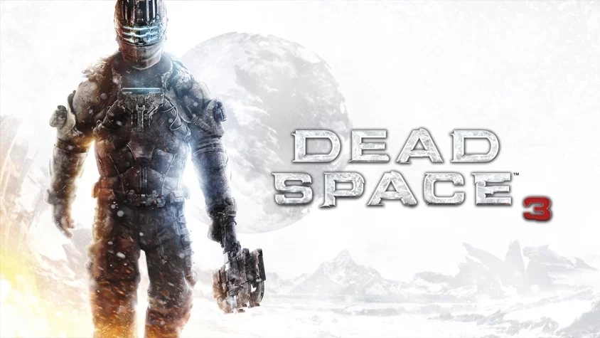 Dead Space 3 - Обложка игры Обложка игры Dead Space 3, персонаж в скафандре на заснеженной планете