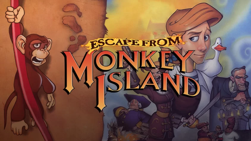 Escape from Monkey Island Обложка игры Escape from Monkey Island