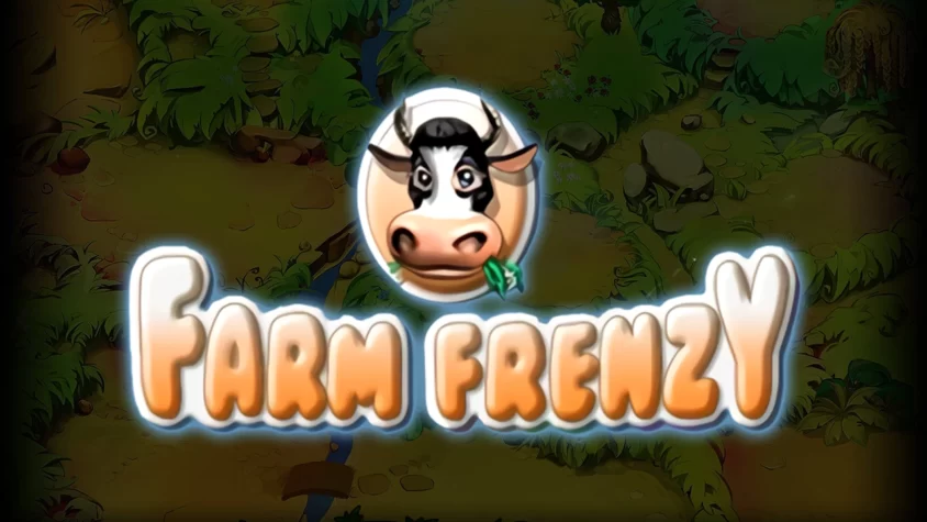 Farm Frenzy — игра о фермерской жизни Обложка игры Farm Frenzy с коровой