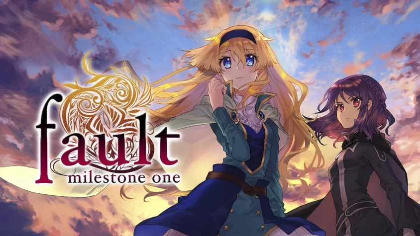 fault - milestone one Главные героини игры, стоящие на фоне заката