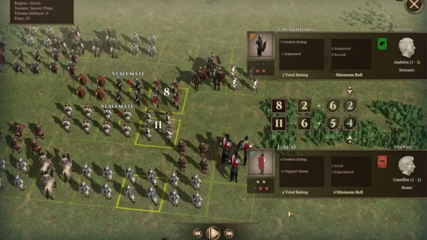 Бой в Field of Glory: Empires