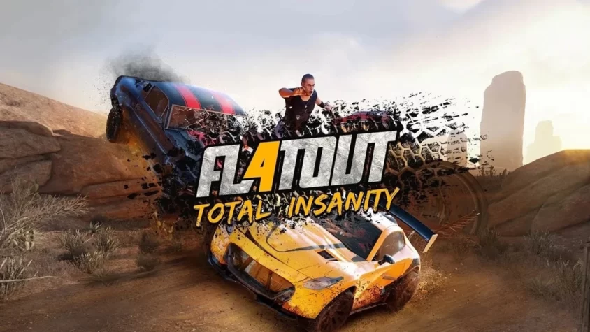FlatOut 4: Total Insanity — полный хаос на дорогах Обложка игры FlatOut 4: Total Insanity