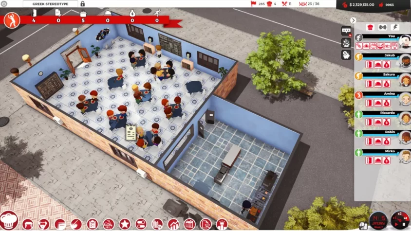 Ресторан в Chef: A Restaurant Tycoon Game