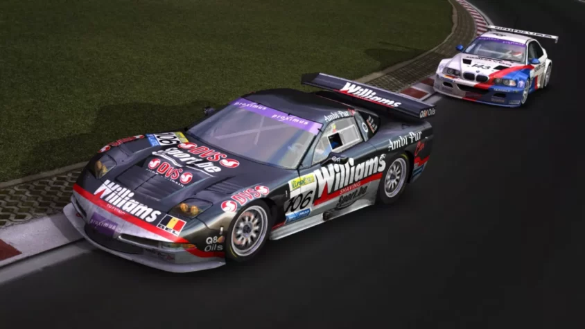 Гонка на трассе с автомобилем Williams в GTR 2 FIA GT Racing Game