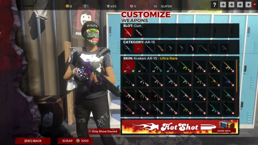 Настройка оружия в H1Z1