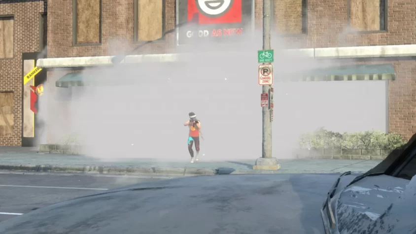 Персонаж в дыму в H1Z1