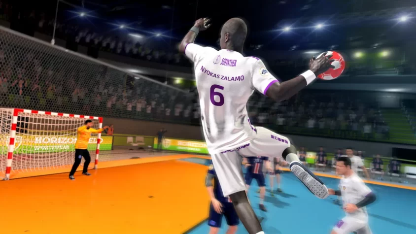Игровой момент в Handball 21