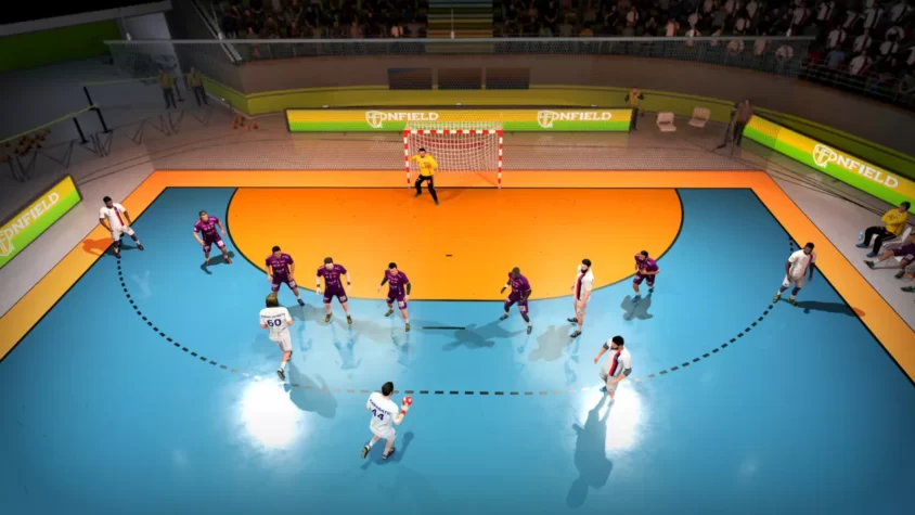 Игровой момент в Handball 21