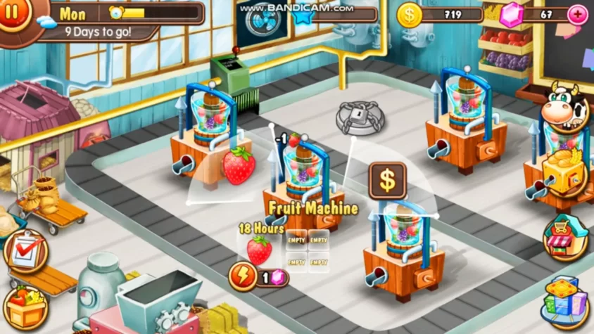 Фабрика фруктовых коктейлей в Hay Day: приготовление напитков из свежих фруктов