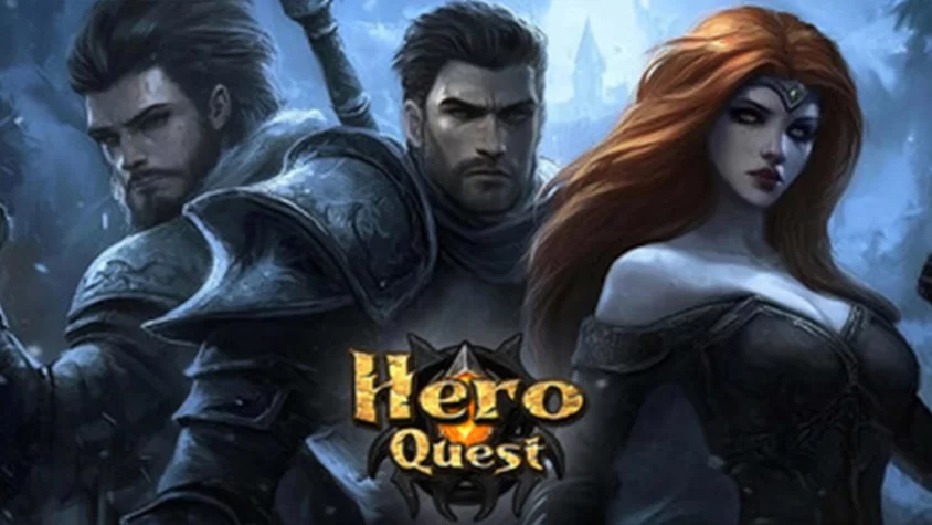 Hero Quest — God of Chaos: обложка игры Обложка игры Hero Quest — God of Chaos с изображением героев