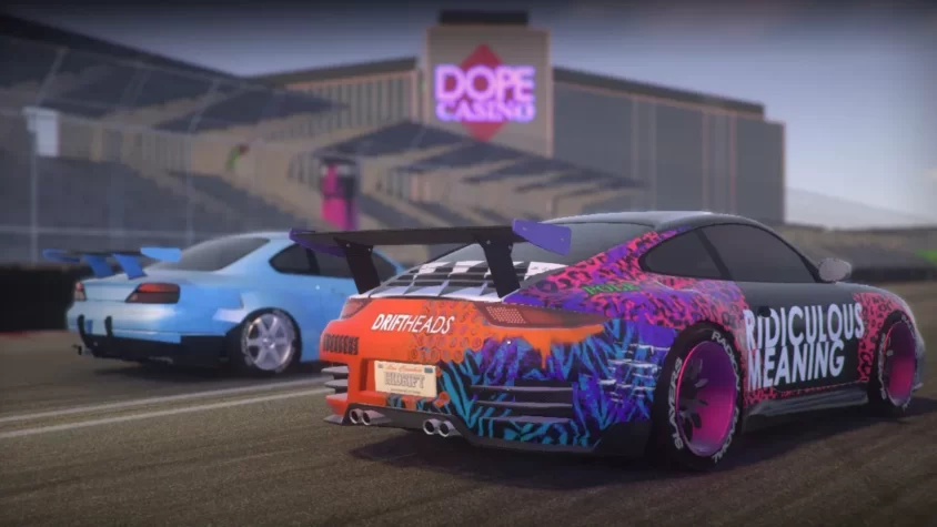 High Octane Drift — гонки, где стиль важнее скорости, а дерзкие наклейки на машинах — это почти искусство.
