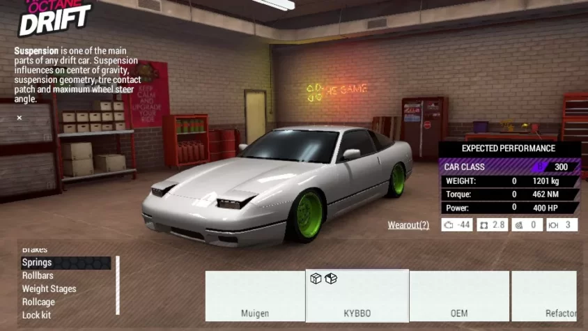 High Octane Drift — настройка тачки, потому что дрифтовать на бездушной машине — это просто скучно.