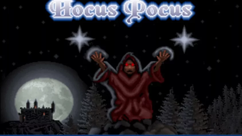 Геймплей игры Hocus Pocus с злым колдуном