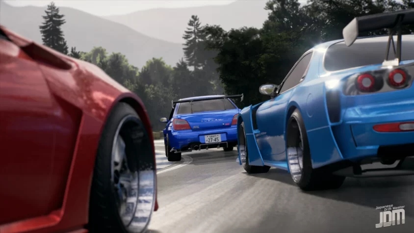 Момент гонки в JDM: Japanese Drift Master