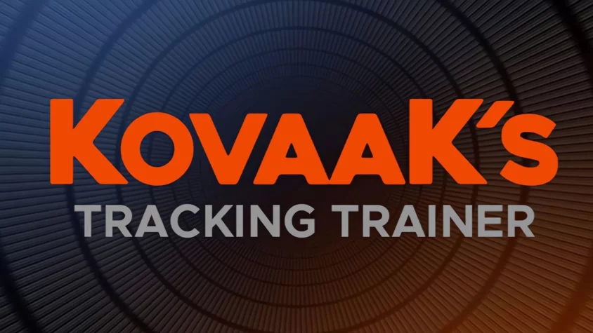 KovaaK's Tracking Trainer Обложка игры KovaaK's с ярким логотипом