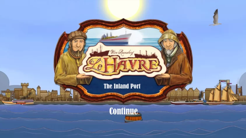 Главное меню игры Le Havre: The Inland Port