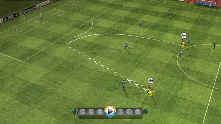 Управление игрой в Lords of Football