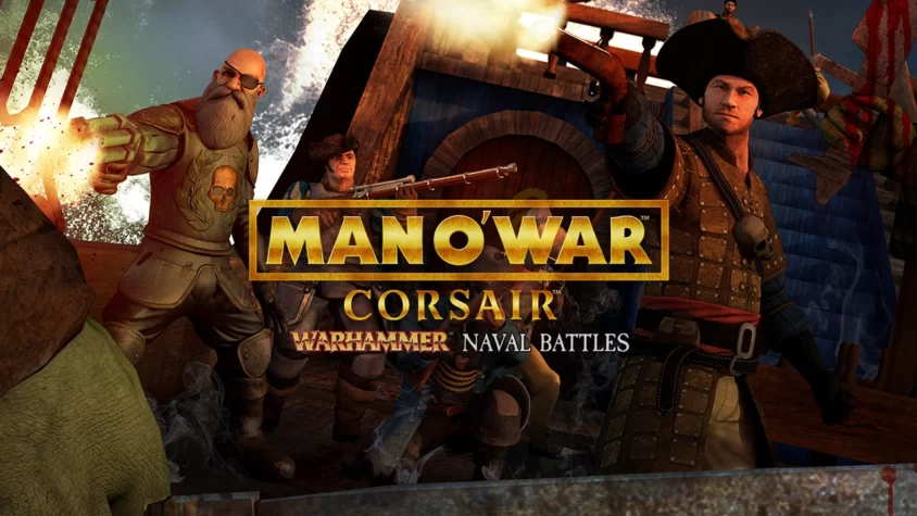 Man O' War: Corsair — Война на море в мире Warhammer Обложка игры Man O' War: Corsair