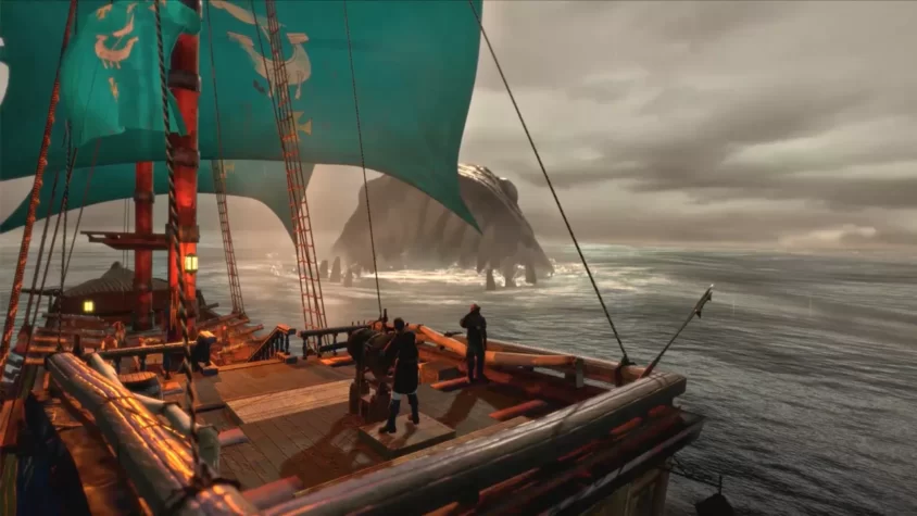 Гигантское морское чудовище в игре Man O' War: Corsair