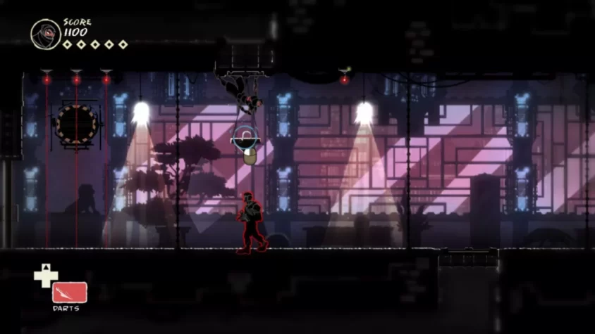 Сцена из игры Mark of the Ninja